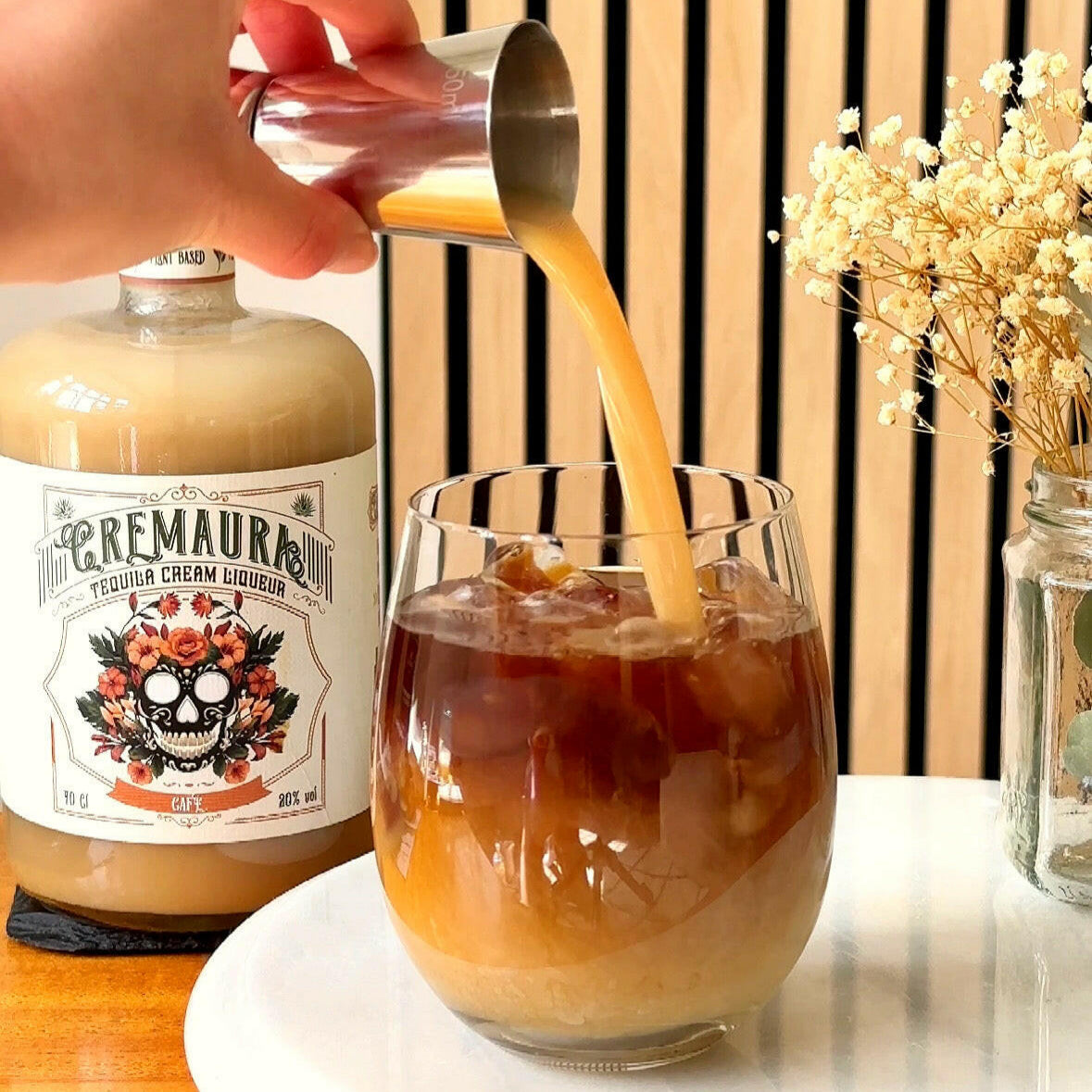 cremaura coffee vegan tequila cream liqueur
