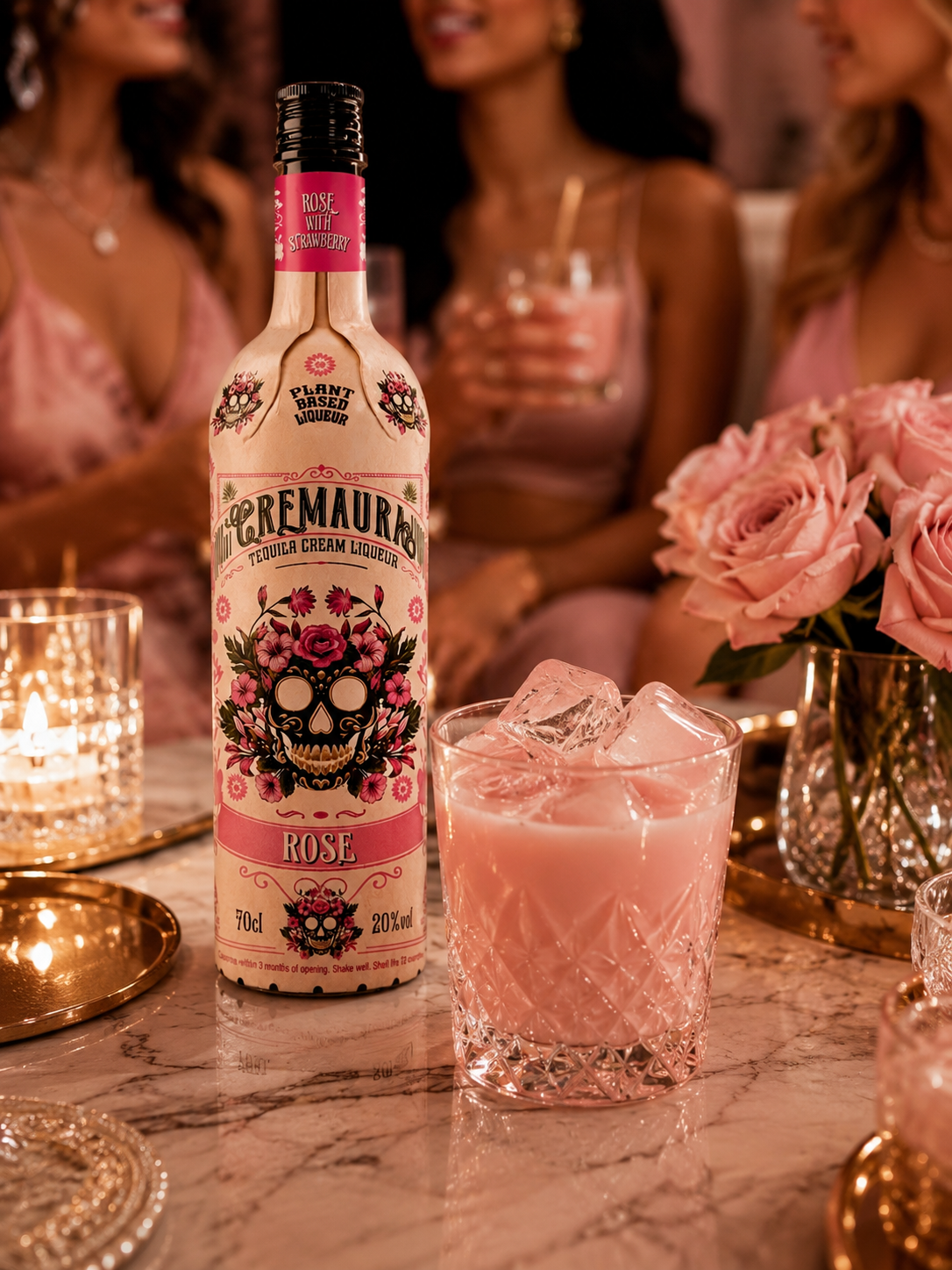 CREMAURA TEQUILA ROSE 70CL